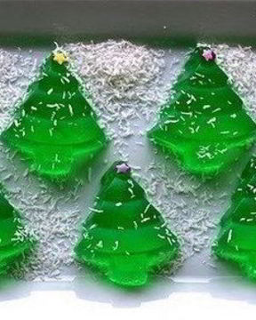 Алкогольное новогоднее желе Jello Shots