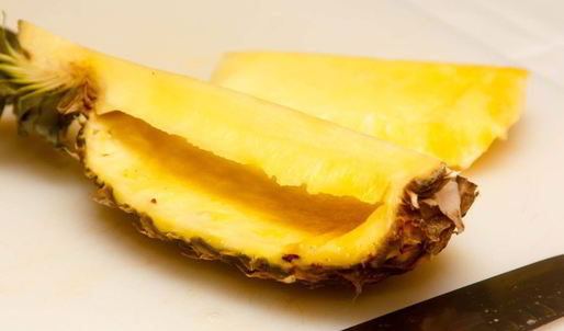 ананас на гриле