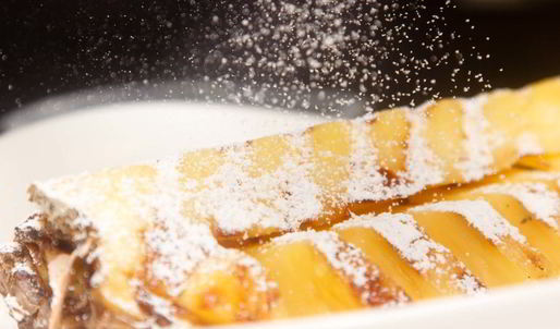 ананас на гриле