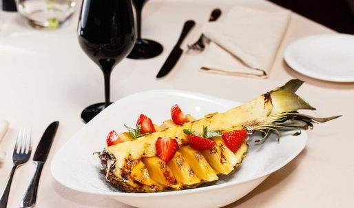 ананас на гриле