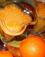 Апельсиновое пряное желе с мандаринами