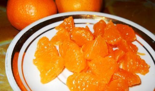 апельсиновое пряное желе с мандаринами