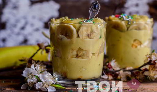 банановый пудинг