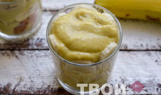 банановый пудинг