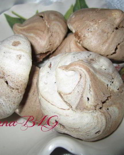 Рецепт шоколадного безе