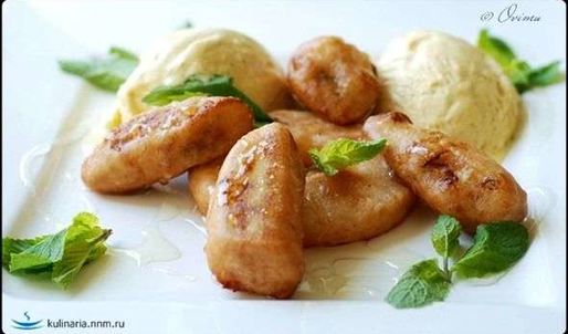 десерт лед и пламя