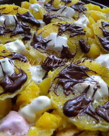 Рецепт горячего десерта горько