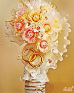 Букет из конфет с шампанским