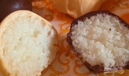 домашние кокосовые конфеты