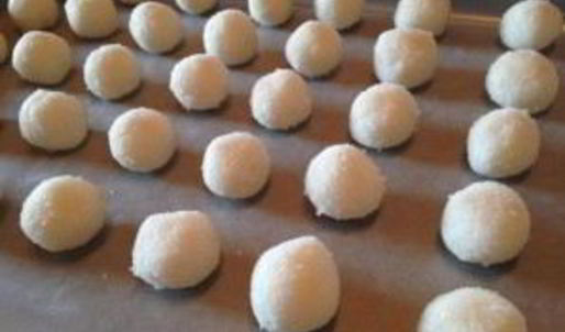 домашние кокосовые конфеты