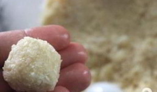 кокосовые конфеты с миндалем и шоколадом