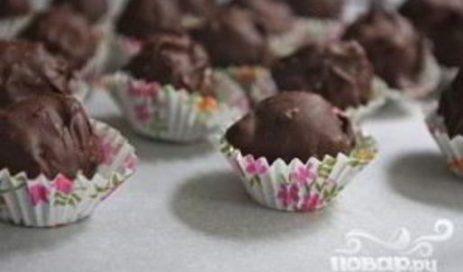 кокосовые конфеты с миндалем и шоколадом