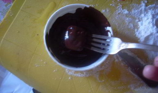 конфетки нуга в шоколаде