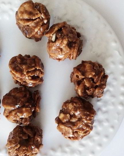 Рецепт конфет из кукурузных хлопьев