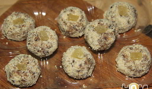 конфеты ореховые шарики