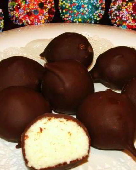 Рецепт конфет снежок