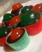 Мягкие шоколадные конфеты с ромом и вишней