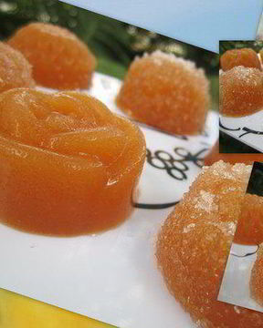 Персиковый мармелад и шоколадно-мармеладные конфеты