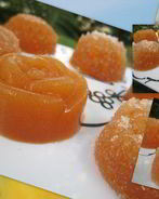 Персиковый мармелад и шоколадно-мармеладные конфеты