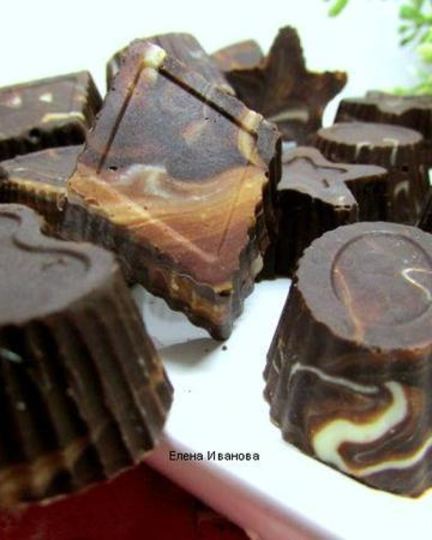 Рецепт шоколадных конфет радужных