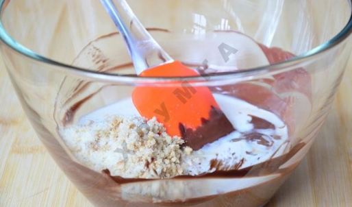 шоколадные конфеты с фундуком