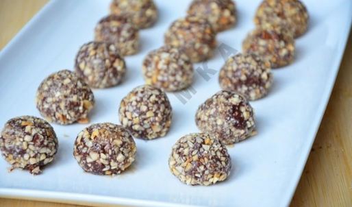 шоколадные конфеты с фундуком