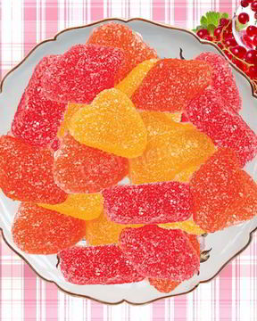 Желейные конфеты из сока смородины