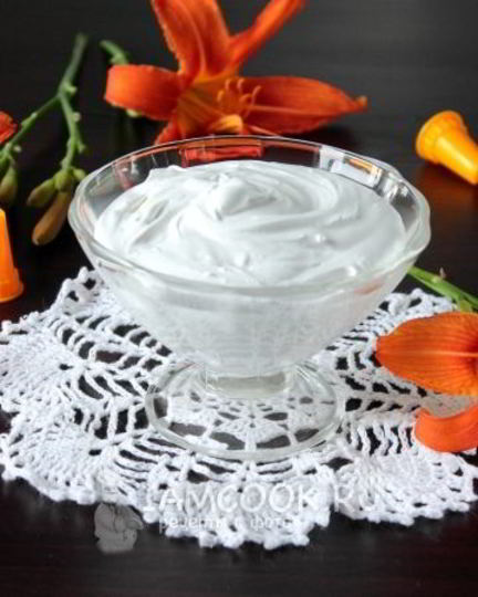 Рецепт белкового заварного крема