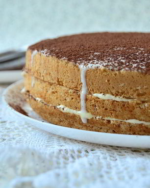 Бисквит с лимонным кремом