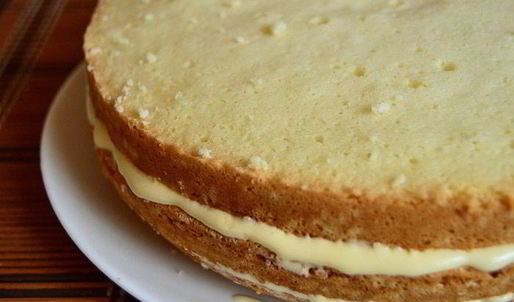 бисквит с лимонным кремом