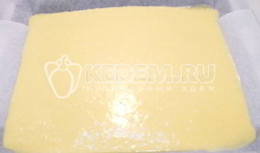 бисквитный рулет с кремом зимнее полено