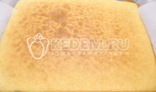 бисквитный рулет с кремом зимнее полено