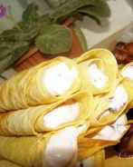 Блинчики 3 злака с творожно-ягодным кремом