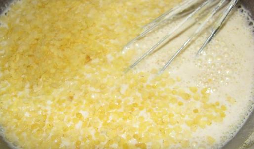 блинчики 3 злака с творожно-ягодным кремом