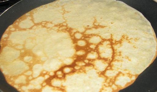 блинчики 3 злака с творожно-ягодным кремом