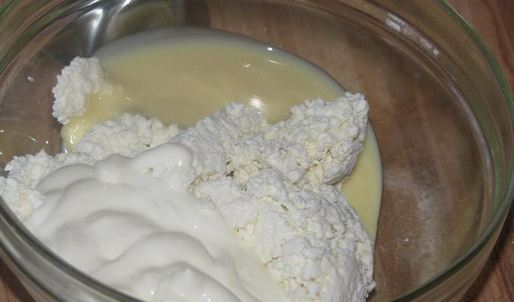 блинчики 3 злака с творожно-ягодным кремом