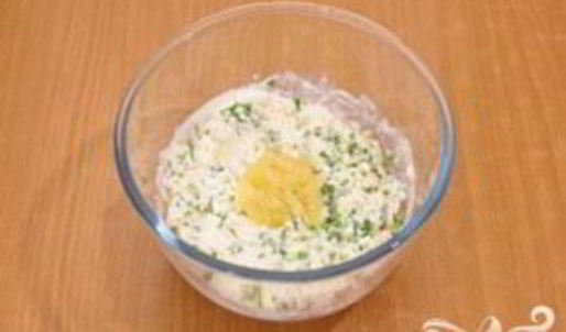 картофель с творожным кремом