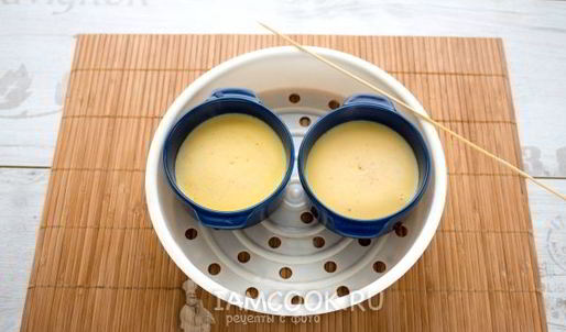китайский заварной яичный крем на пару