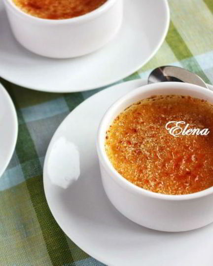Рецепт крем-брюле с медом и розмарином