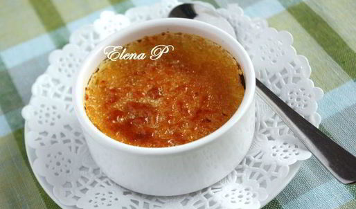 крем-брюле с медом и розмарином