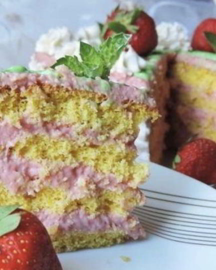 Рецепт крема для клубничного торта