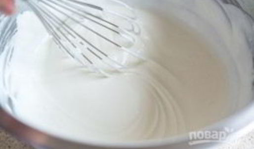 крем из взбитых сливок