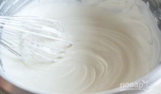 крем из взбитых сливок