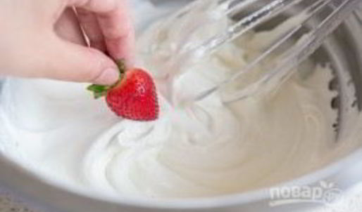 крем из взбитых сливок