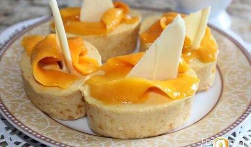кремовый чизкейк с манго