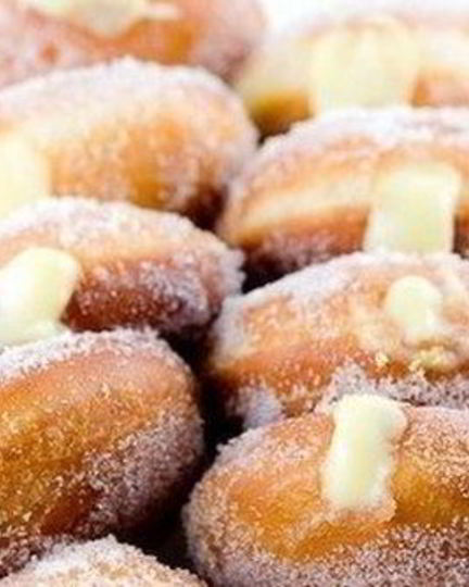 Рецепт пончиков с заварным лимонным кремом