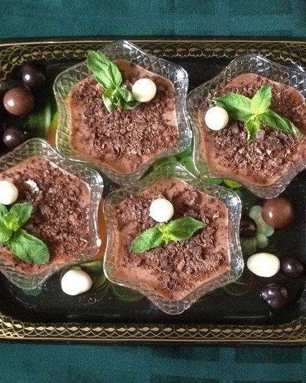 Рецепт шоколадного крема из манной крупы