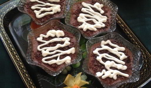 шоколадный крем из манной крупы