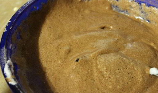 шоколадный рулет с кремом из манки