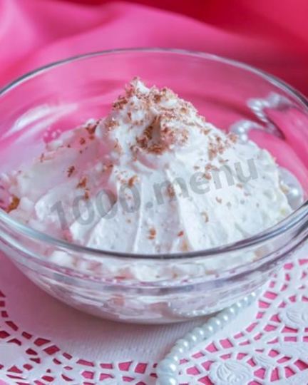 Рецепт сладкого крема чиз на кефире